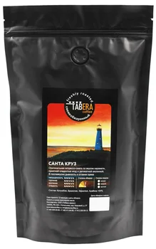 Свежеобжаренный kávy Taber Santa Cruz v fazule, 200 g
