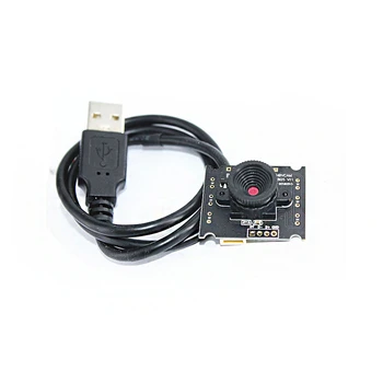 HBVCAM-1805 V11 0.3 MP CMOS Vysoký Výkon 30fps VGA Mini USB Modul Kamery GC0308 640*480 50°FOV s USB Kábel