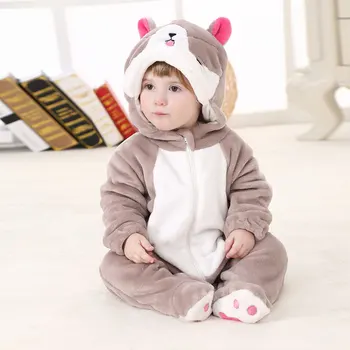 Dieťa Zvierat Cute Cat Kigurumi Pyžamo, Oblečenie Novorodenca Anime Dieťa Romper Onesies Cosplay Kostým, Oblek S Kapucňou Dieťa Jumpsuit