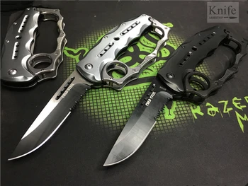 Skladacie Muti-funkcia Skladací Nôž boxerov tvar vonkajšie nôž camping self-defense nástroj nôž z nehrdzavejúcej ocele nôž NF
