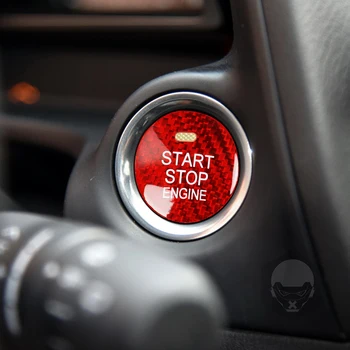 Motor auta Štart Stop vypínač Nálepka pre Mazda Axela Atenza CX-8 CX-3 CX-4 CX-5