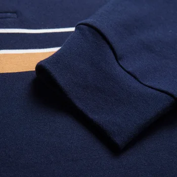 2020 Jeseň Nové Prúžok Spojov Mužov Business Long Sleeve Polo Tričko Má Klasický Štýl, Módne Bežné Vysokej Kvality Značky Polo Shirts
