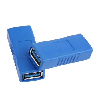 ZJT54 vysokorýchlostné USB 3.0 typ Žien a Žien kábel Kábel Adaptéra F/F Predlžovací Kábel USB Konektor Podpora USB 2.0 100ks/veľa