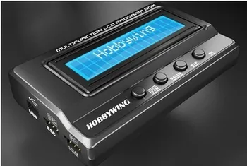 HOBBYWING 3in1 3 V 1 3v 1 Multifunkčné LCD Programu Políčko program karty (Integrované w/ USB adaptér Lipo Voltmeter