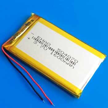 5 ks 3,7 V 1600mAh 504070 polymer lithium li-po Nabíjateľná batéria pre MP3, GPS, DVD, bluetooth záznamník e-book Reproduktor klávesnica