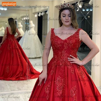 Luxusné Červené Večerné Šaty Appliqued Čipky Zákazku Večerné Šaty 2020 Ženy Strana Dlhé Šaty Vestidos De Fiesta De Noche