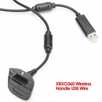 1.8 m Dual Magnetické Anti-Interferencie USB Nabíjací Kábel Herný ovládač Gamepad Ovládač Napájanie Nabíjačky Pre Xbox 360