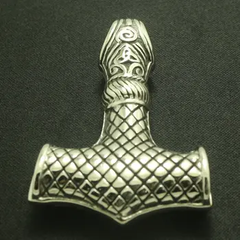 Muži Chlapec 316L Nerezovej Ocele v Pohode Viking Thor ' s Hammer Prívesok