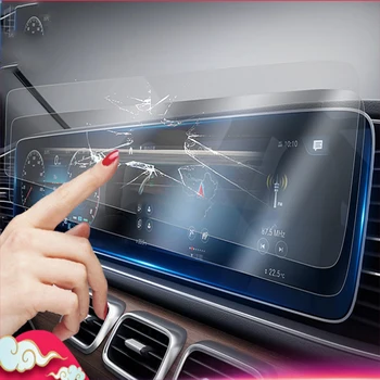 Pre Mercedes Benz 2019-2020 A180L A200L A220L 2020 EQC GLS Navigáciu Nano Tvrdeného Film Displej Screen Protector HD Jasné