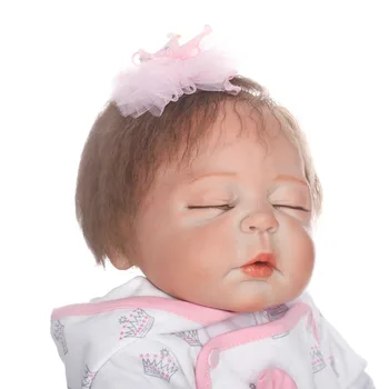 NPKCOLLECTION 2017 hotsale 22 inch 55 cm reborn baby doll soft real jemný dotyk plný vinylové telo bábiky pre deti darček