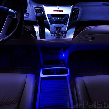 Interiéru vozidla dc svetlo LED para auto Dekoratívne Lampy Modrá okolitého svetla Dekorácie Interiéru Atmosféru Auto Príslušenstvo Svetlá 12V
