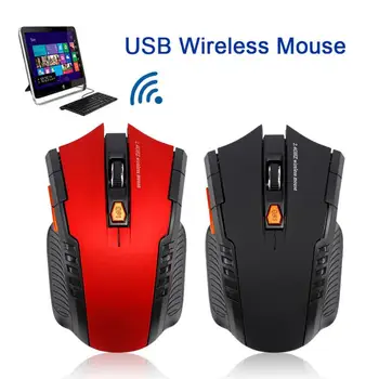 2.4 GHz Hra Bezdrôtových Myší s USB Prijímač Mause pre PC a Herné Notebooky 1600DPI Herné Myši Myš