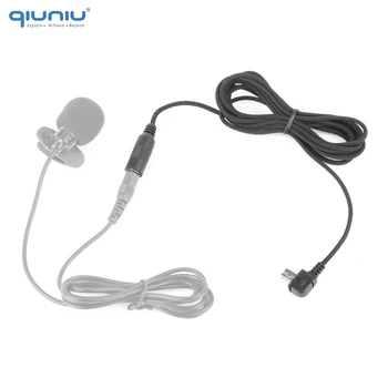 QIUNIU Mini USB Mikrofón Mic Adaptér, Kábel na Prenos údajov na 3,5 mm Externý Mikrofón pre GoPro Hero 3 3+ 4 pre Go Pro Príslušenstvo