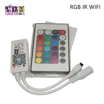 Magic Domov DC5V 12V 24V Bluetooth, Bezdrôtové WiFi Radič,RGB/RGBW IR LED RF ovládač pre 5050 WS2811 WS2812B Pixelov led pásy