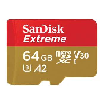 Pamäťová Karta SanDisk Extreme micro SD Karta UHS-I C10 U3 V30 A2 microSDHC/microSDXC Flash, 32 GB, 64 GB 128 gb kapacitou 256 GB 400GB TF Karty