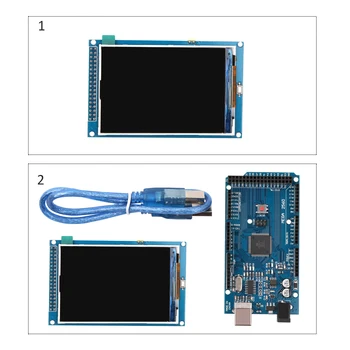 3,5 Palca TFT LCD Obrazovkou Modul ILI9486/ILI9488 Ultra HD 320*480 pre pc Kompatibilný s MEGA 2560 R3 Doska s USB Kábel