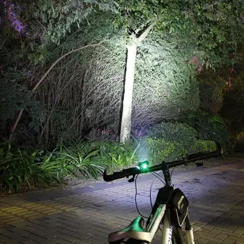 Vodotesné Svetlo na Bicykel 3xT6 LED Predné Koleso Svetlometu 4 Režimy Bezpečnosti Noc Cyklistické Lampa+Nabíjateľná Batéria+Nabíjačka