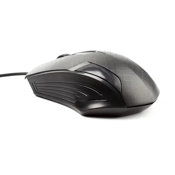 Káblové Optical Gaming Mouse 3000DPI 2 Tlačidlo Black Hráč USB Hráč Pro Mause Myší Kábel Pre Domáce Kancelárie PC Prenosný Počítač #72727