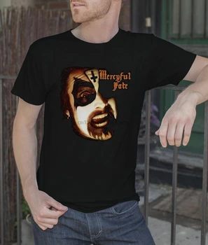 King Diamond Mužov Black Mercyful Osud T-Shirt Ťažkých Kovov(1)