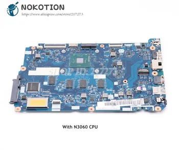 NOKOTION Pre Lenovo ideapad 110-15IBR Notebook Doske SR2KN N3060 4GB RAM 5B20L46211 CG520 NM-A801 základná DOSKA