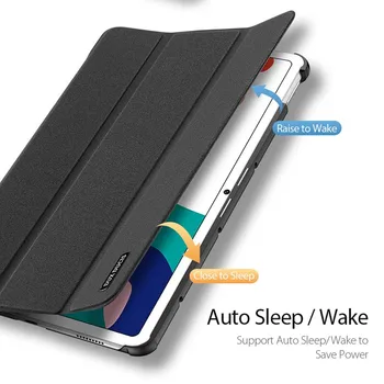 Pre Huawei MatePad 10.4 чехол Shockproof Trifold Flip PU Kožené Anti-poškriabané Ochranný plášť s Smart Spánku pre Česť V6
