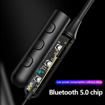 5.0 Bluetooth Slúchadlá Športové Neckband Stereo Headset Handsfree Bezdrôtové slúchadlá Vodotesné Slúchadlá S Mikrofónom Bluetooth slúchadlo