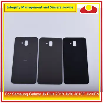 10Pcs/veľa Pre Samsung Galaxy J6 Plus 2018 J610 J610F SM-J610F Bývanie Batérie, Dvere, Zadné Zadný Kryt Prípade, j610 Šasi Shell