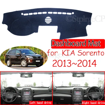 Pre KIA Sorento 2013 XM Facelift Anti-Slip Mat Panel Kryt Pad Slnečník Dashmat Caerpet Anti-UV Ochranu Auto Príslušenstvo