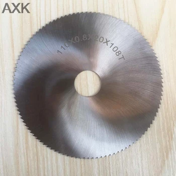 AXK 1pc 110x0.8x20mm 108T HSS ocele circular saw blade dreva, kovu fréza HSS Rezanie pílového kotúča Všeobecné účely pílového kotúča