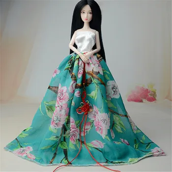 Nový Príchod 1pcs Elegantná Bábika Tradičnej Čínskej Dynastie Princezná Šaty Pre bábiky Oblečenie