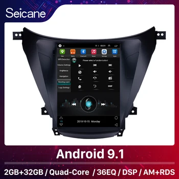 Seicane 9.7-palcový Android 9.1 za rok 2012 2013 Hyundai Avante Elantra autorádia AutoStereo GPS Navigácie Multimediálny Prehrávač