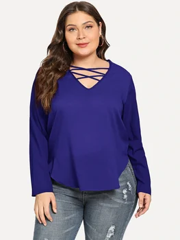 Plus veľkosť 5XL XXXXL Topy Tees Šifón tvaru Bežné Slim T-Košele Dámske Oblečenie žien 2021 Nové Módne tričko ženy