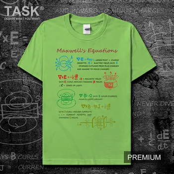 Elektromagnetické Fyziky Maxwell Rovnice Vzorec Vytlačené T-Shirt Letné Bavlnené O-Krku Krátkym Rukávom Unisex Tričko Nové, Veľkosť S-3XL