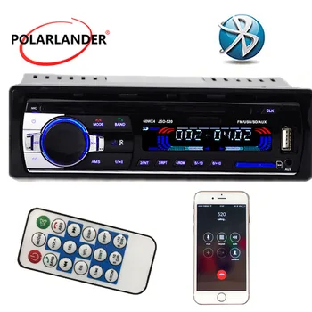 Polarlander autorádia Autoradio Bluetooth Car Stereo Rádio FM, Aux Vstup Prijímač SD, USB 12V In-dash 1din MP3 Prehrávač Multimediálnych súborov
