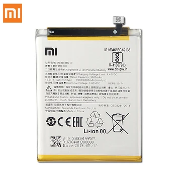 Xiao Mi Originálne Náhradné Batérie BN49 Pre Xiao Redmi 7A Autentické Telefón Batérie 4000mAh