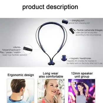 Bezdrôtový Bluetooth Neckband Headset Pre Samsung Úrovni U Bluetooth Dobré Slúchadlá Stereo Mikrofón Kvalitu Zvuku O2W3