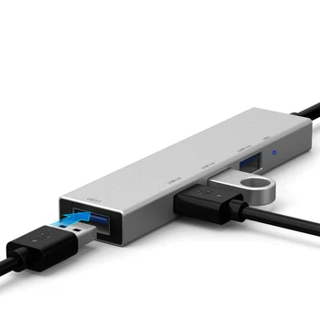 Prenosné 3.1 Typ-C, USB 3.0 Viacero 4 Porty Converter Kábel usb Hub Adaptér