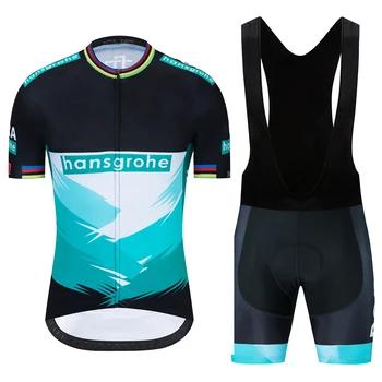V lete roku 2020 Tím BRO Biela Cyklistické Oblečenie na Bicykli Jersey Ropa Mens Cyklistické Pro Cyklistické Dresy 19D Gél Pad Cyklistické Šortky