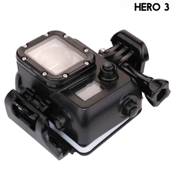 Hero 3 bývania Prípade Potápanie Videokamera potápanie vodotesné puzdro Pre Gopro Go Pro Hero3 hero 3 black Akcia Fotoaparát, Príslušenstvo