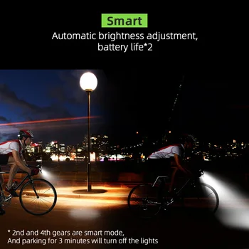 4000mAh Nepremokavé Cyklistické Svetlo S Horn USB Nabíjateľné 800 Lumenov LED Svetlo Na Bicykli jazda na Bicykli Predné Lampy, Cyklistické Doplnky,