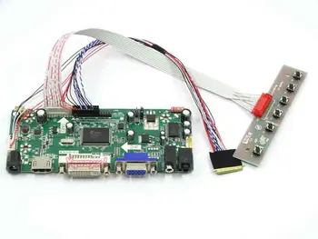 Yqwsyxl riadiacej Dosky Monitora Držiak pre B116XW01 V0 B116XW01 V1 HDMI+DVI+VGA LCD LED displej Regulátora Rada Ovládač