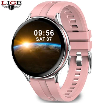 LIGE Nové 2020 Farebný Displej Smart hodinky Dámy Mužov multi-function Smartwatch Športové srdcovej frekvencie, krvného Tlaku IP67waterproof +box