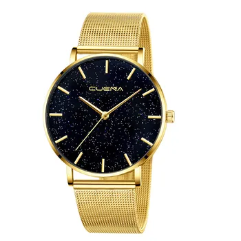 Frauen Uhr Moderne Režim Schwarz Quarzuhr Frauen Oka Edelstahl Remienok Premium Qualitat Bežné Armbanduhr kožušiny Frauen hodinky