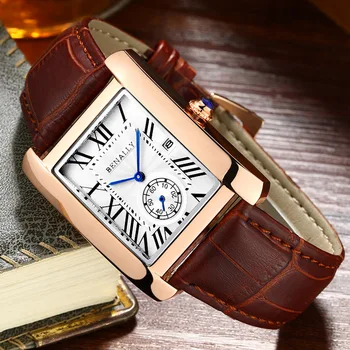 Vysoká Kvalita dátum Nepremokavé NÁMESTIE quartz Hodinky mužov, značka onola top kožené nádherné Páni elegantné pánske Náramkové hodinky