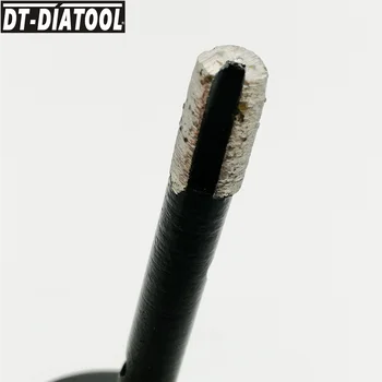 DT-DIATOOL 1pc Profesionálne Tepovanie Privarené Diamantové Vŕtanie na Jadro Bitov M14 alebo 5/8-11 niť Vrtákov pre tvrdá Žula Otvor Videl