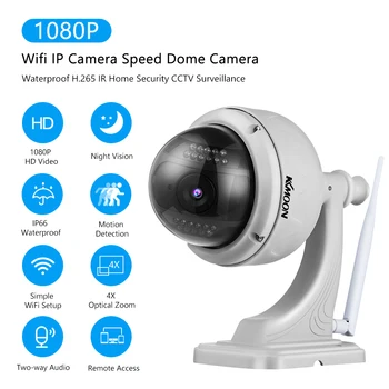 Bezdrôtový WIFI Kamera 1080P 4X Zoom Speed Dome Mini IP Kamera Vonkajšia Nepremokavá Ochrana Ľudských Detectio