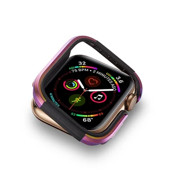 Kryt puzdro Pre apple hodinky 6 5 4 44 mm 40 mm TPU+hliníkovej zliatiny prípade Ultra tenká full Chránič prípade iwatch Series 5 4 Príslušenstvo