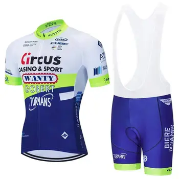 2020 pro team cyklistické oblečenie Cirkus Wanty Gobert jersey nastaví cyklus uniforme roupa ciclismo maillot hombre cestnej bike team oblek