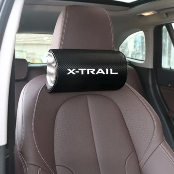 Auto krku vankúše oboch stranách pu kožené jeden opierky hlavy prípade na Nissan X-TRAIL XTRAIL T30 T31 T32 2013-2019 Auto Styling