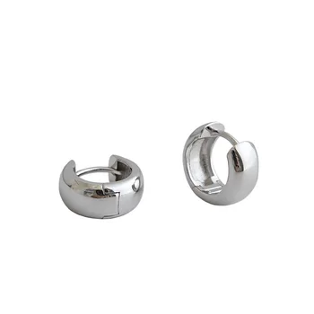 S'STEEL Kolo Obvodové Náušnice Pre Ženy 925 Sterling Silver Obruče Náušnice kórejský Jednoduché Earings Pendientes De Mujer Plata Šperky